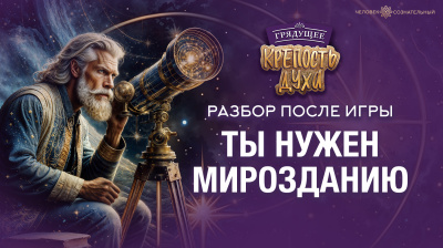 Картинка ты нужен мирозданию. разбор после игры крепость духа от школы Сорадения