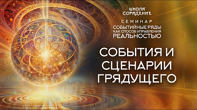 Картинка события и сценарии грядущего. семинар событийные ряды как способ управления реальностью от школы Сорадения