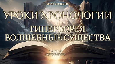 Уроки Хронологии 2 (дополнение). Гиперборея. Волшебные существа