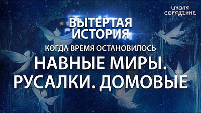 Картинка вытертая история. серия 13. когда время остановилось. навные миры. русалки. домовые от школы Сорадения