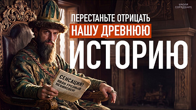 Картинка перестаньте отрицать нашу древнюю историю от школы Сорадения