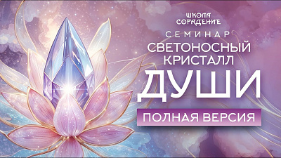 Картинка семинар светоносный кристалл души. полная версия от школы Сорадения