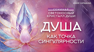 Картинка душа как точка сингулярности. семинар светоносный кристалл души от школы Сорадения