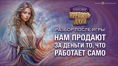 Картинка нам продают за деньги то, что работает само. разбор после игры крепость духа от школы Сорадения