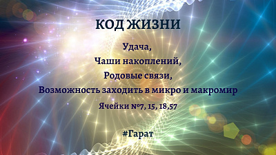 Код Жизни. Об удаче, чаше накоплений, родовых связях и не только